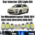8-Piece LED Interior Light Kit for Mitsubishi 2008-2013 - Canbus Error-Free Interior Bulbs