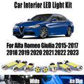 11-Piece LED Interior Light Kit for Alfa Romeo Giulia 2015- 2018 - Canbus Dome Map Door Trunk Bulbs | AUTOKITSHOP