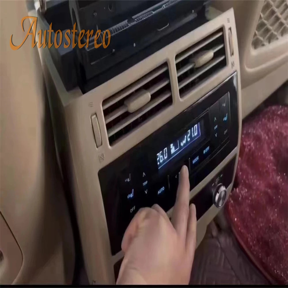 Rear Zone AC Board For Toyota Land Cruiser LC200 2016-2021 Auto Stereo Car GPS Navigation