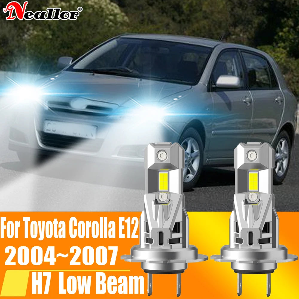 High Power H7 Led Headlight Canbus H18 Car Bulb 6000K White Light Moto Diode Lamp 12v 55w