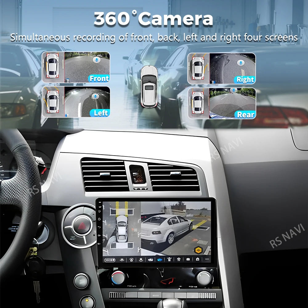 Qualcomm Android 16 For SsangYong Kyron Actyon C100 2005 - 2011 2K QLED Stereo Car Radio M