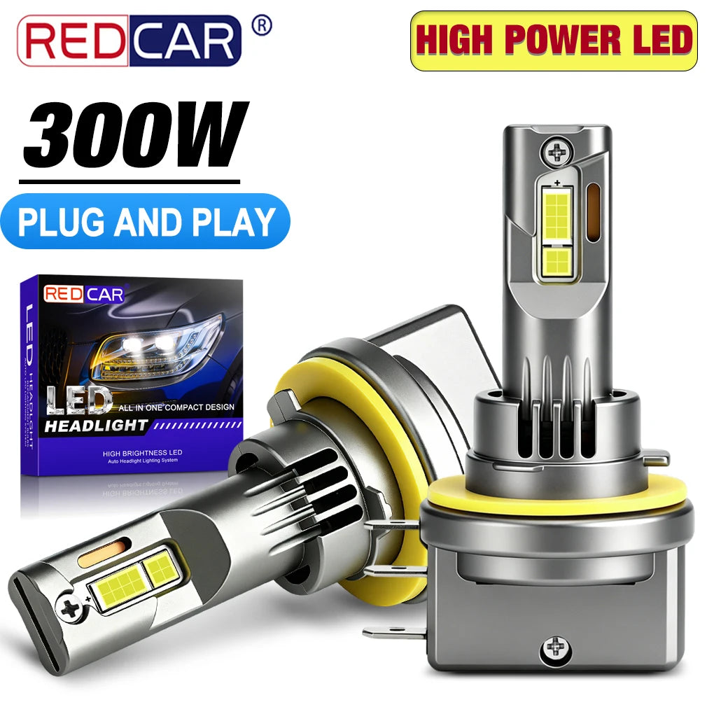 H15 LED Headlight Bulbs Canbus H7 LED Bulb For VW Golf 7 H15 LED Low Beam Driving Lights D