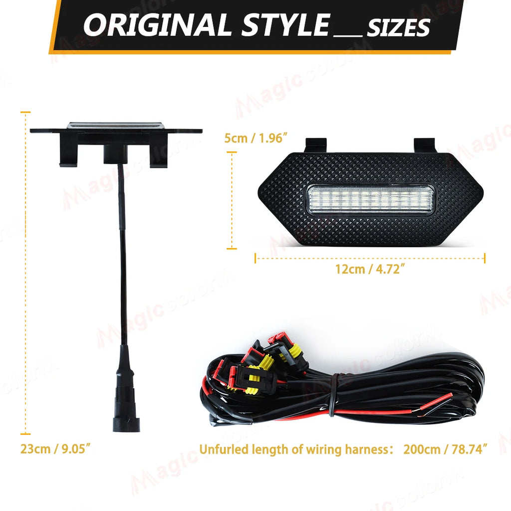 For Toyota 4Runner 4 Runner TRD Pro 2025 Car Grille Lights Front Grill LED DRL White Amber | AUTOKITSHOP