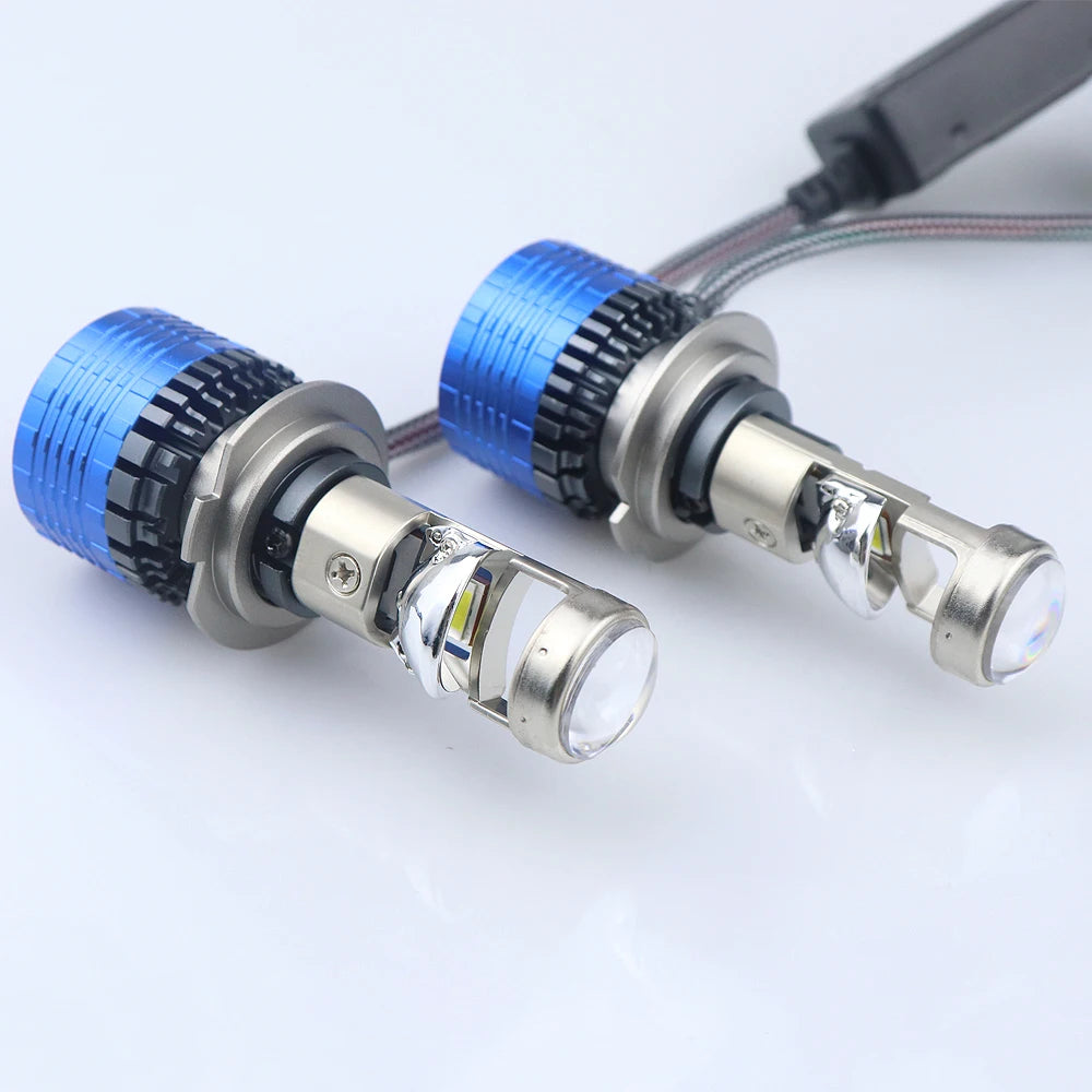 H4 H7 H11 LED Headlight Mini Lens Projector H9 9005 9006 Auto LED Headlight Bulbs Low Beam