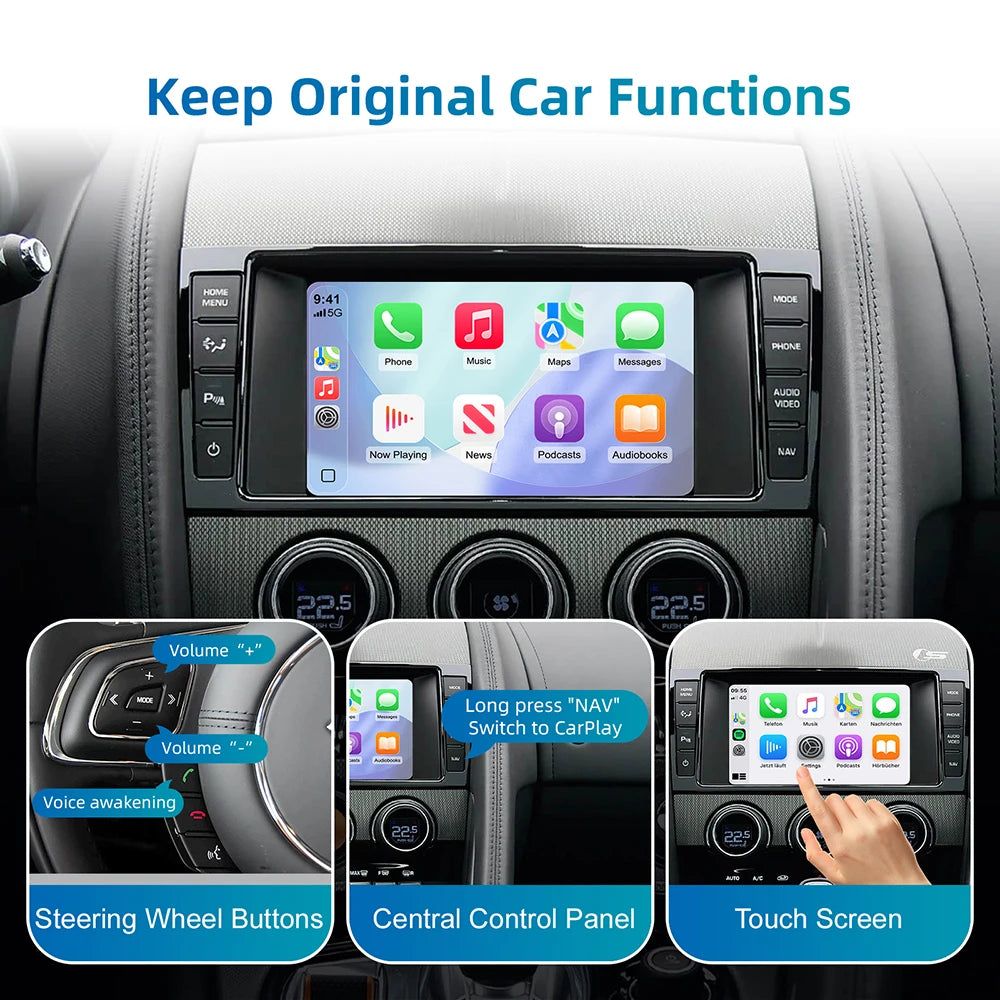 For Wireless Carplay For Land Rover/Jaguar/Range Rover/Evoque/Discovery Android Auto Ai Bo