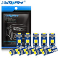10-Piece LED Interior Light Kit for W3W W1 T5 - Canbus Error-Free Interior Bulbs