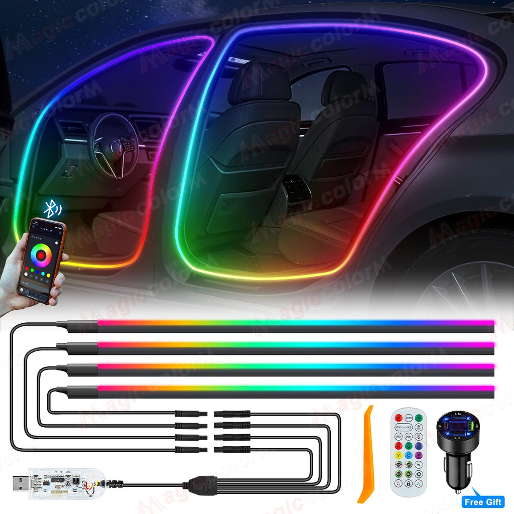 RGB - Ambient Light - App Control - Car Interior Lighting | AUTOKITSHOP