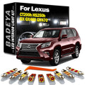 BADEYA Canbus Car LED Interior Map Dome Trunk Light Kit For Lexus CT200h HS250h GX GX460 G