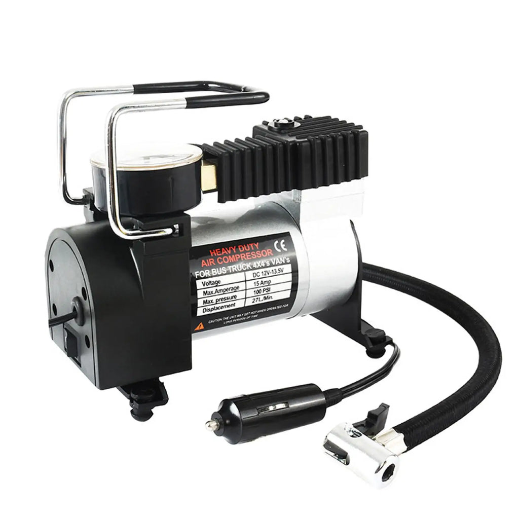 Portable Electric Tire Inflator Inflatable Charging Pump High Pressure Electric Air Compressor P - Automotive LED Light