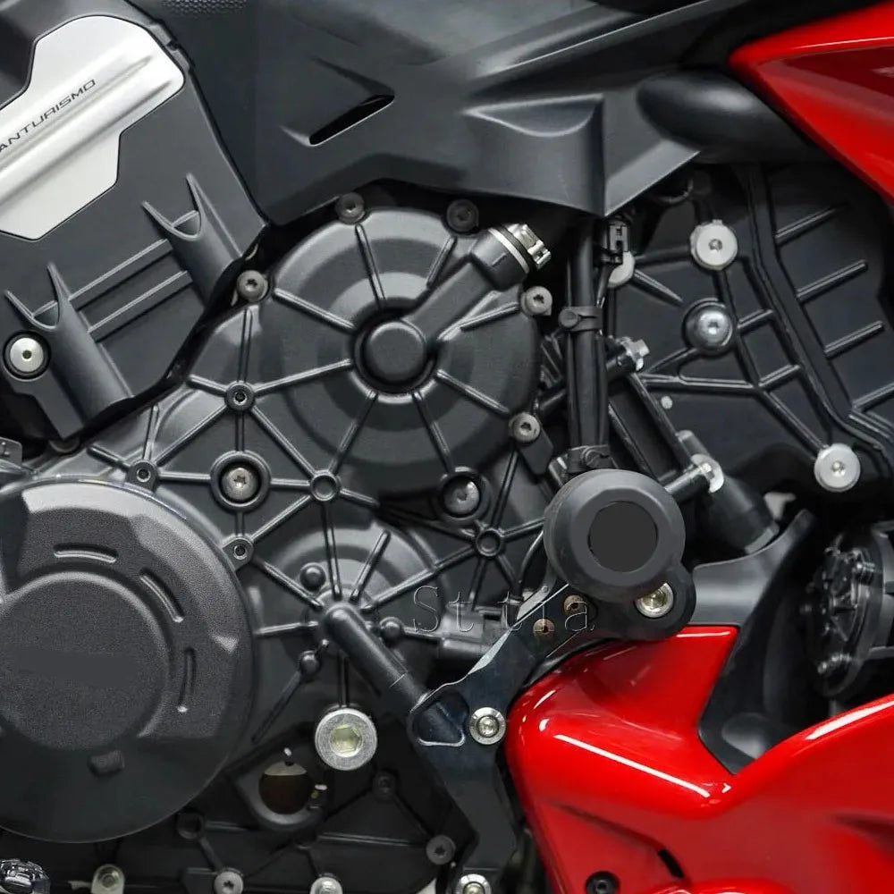 Diavel V4 Motorcycles Engine Protection Cover Frame Sliders Crash Pad Falling Protector Guard Fo - Automotive LED Light