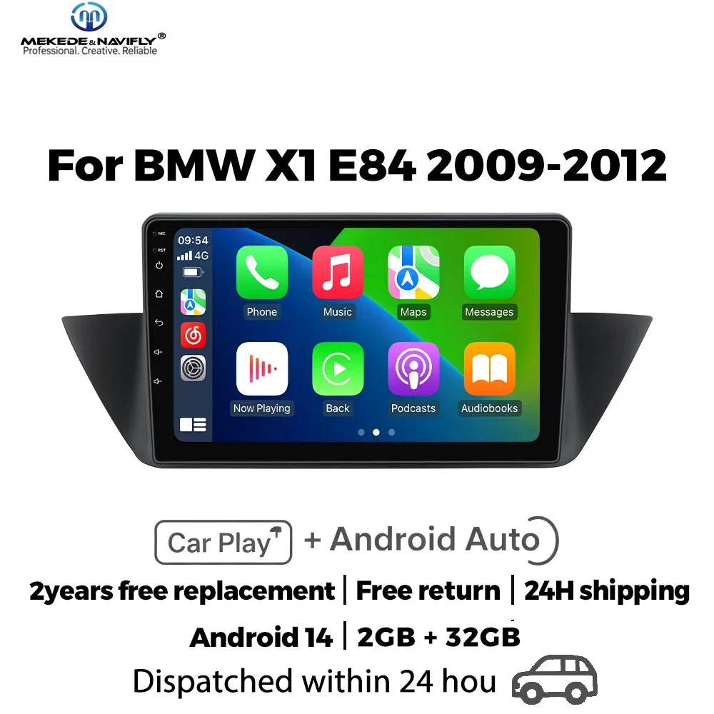 IPS Touch Screen 10inch Car Radio ForBMW X1 E84 2009-2012 Wireless Carplay Android Auto GP