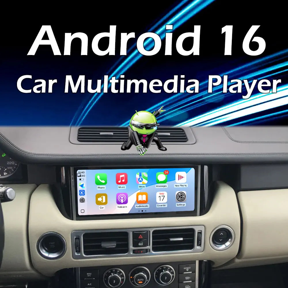 Android Auto 16 System For Land Rover Range V8 L322 2005 - 2012 Car Radio Carplay Bluetoot | AUTOKITSHOP