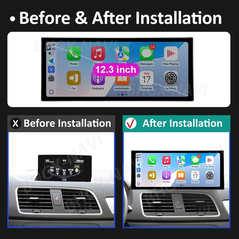 Wireless Carplay for Audi Q3 2013 2014 2015 2016 2017 2018 Car Video Multimedia Player And | AUTOKITSHOP