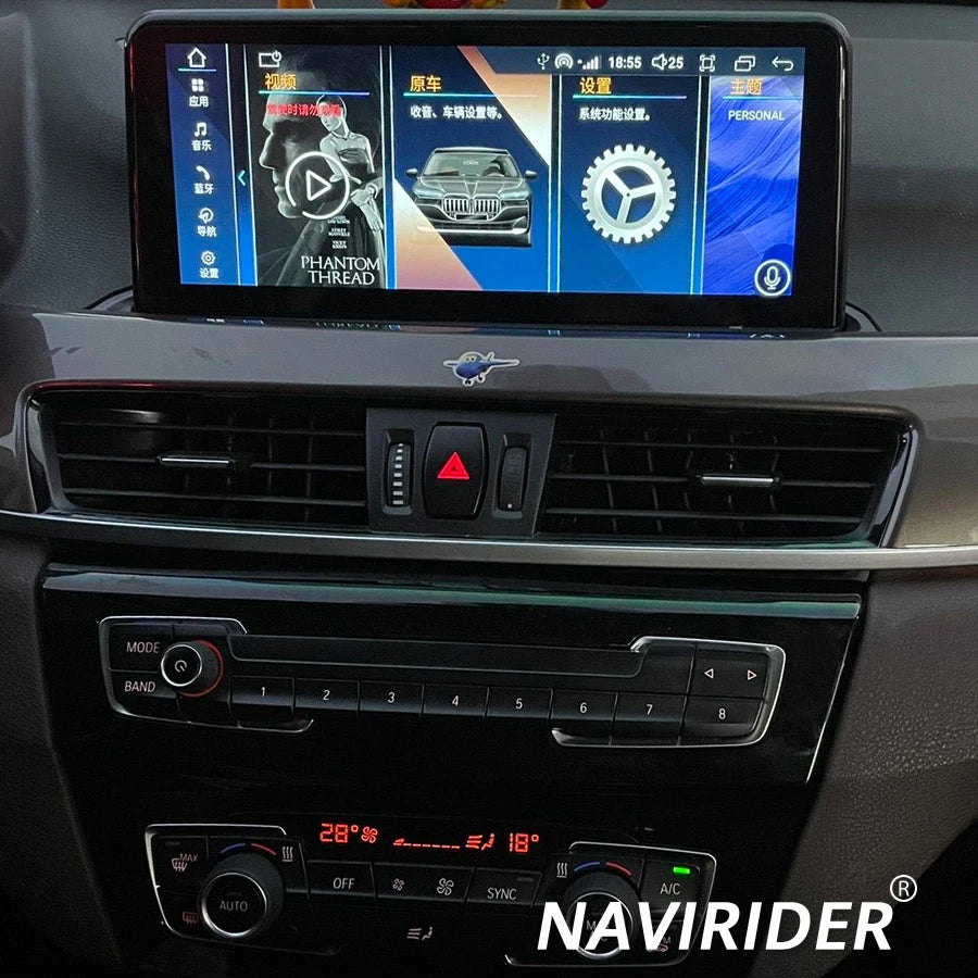 DSP 10.25'' CarPlay Multimedia Video Player For Bmw X1 X2 F48 F49 F39 2016-2017 Android 14