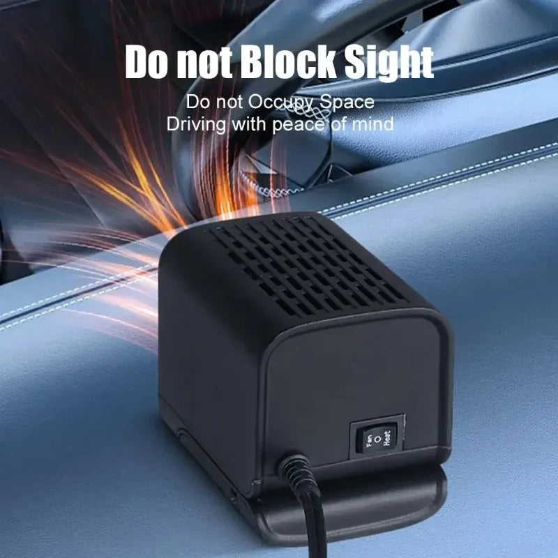 12V 2 in 1 Car Heater Fan Electric Cooling Heating Windshield Defogging Demister Heater Air Puri - Automotive LED Light