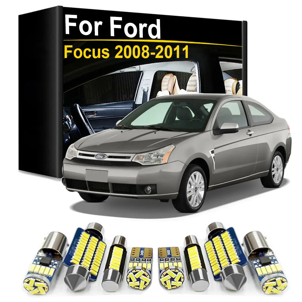LED Interior Light Kit for Ford Focus MK2 - Canbus Error-Free Bulbs | AUTOKITSHOP