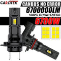 H7 H11 Led Canbus H1 H4 H8 HB3 9005 HB4 9006 9012 Led Headlights Mini Max Lumen 6700W Auto