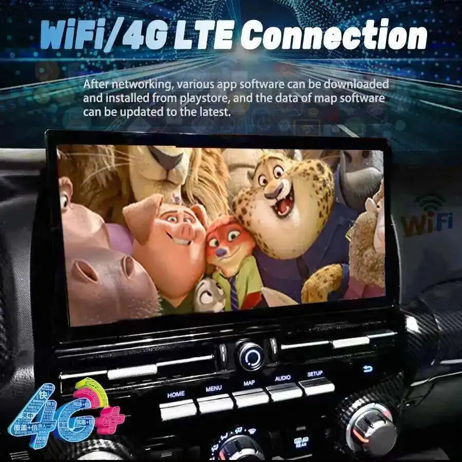 13.3" Car Radio For Toyota 4Runner 4 Runner 2009-2022 Android Touch Screen Multimedia Play | AUTOKITSHOP
