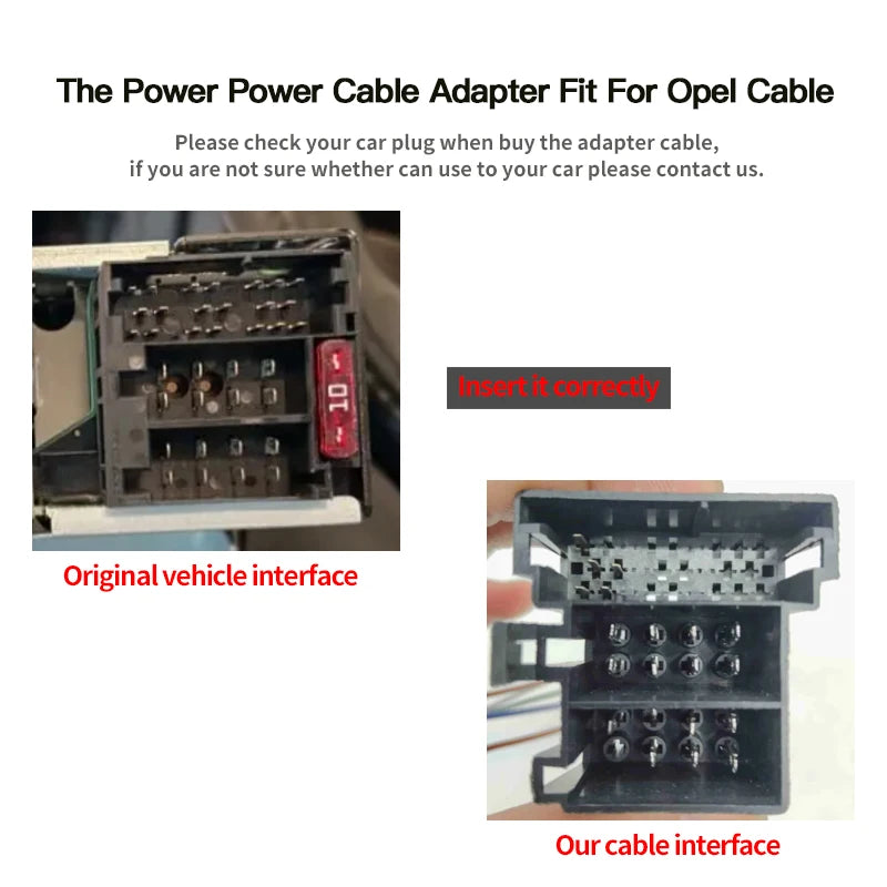 SZLELV For Opel Astra Zafra Ectra Vivaro Antara Corsa Meriva 16PIN Android Car Radio Power