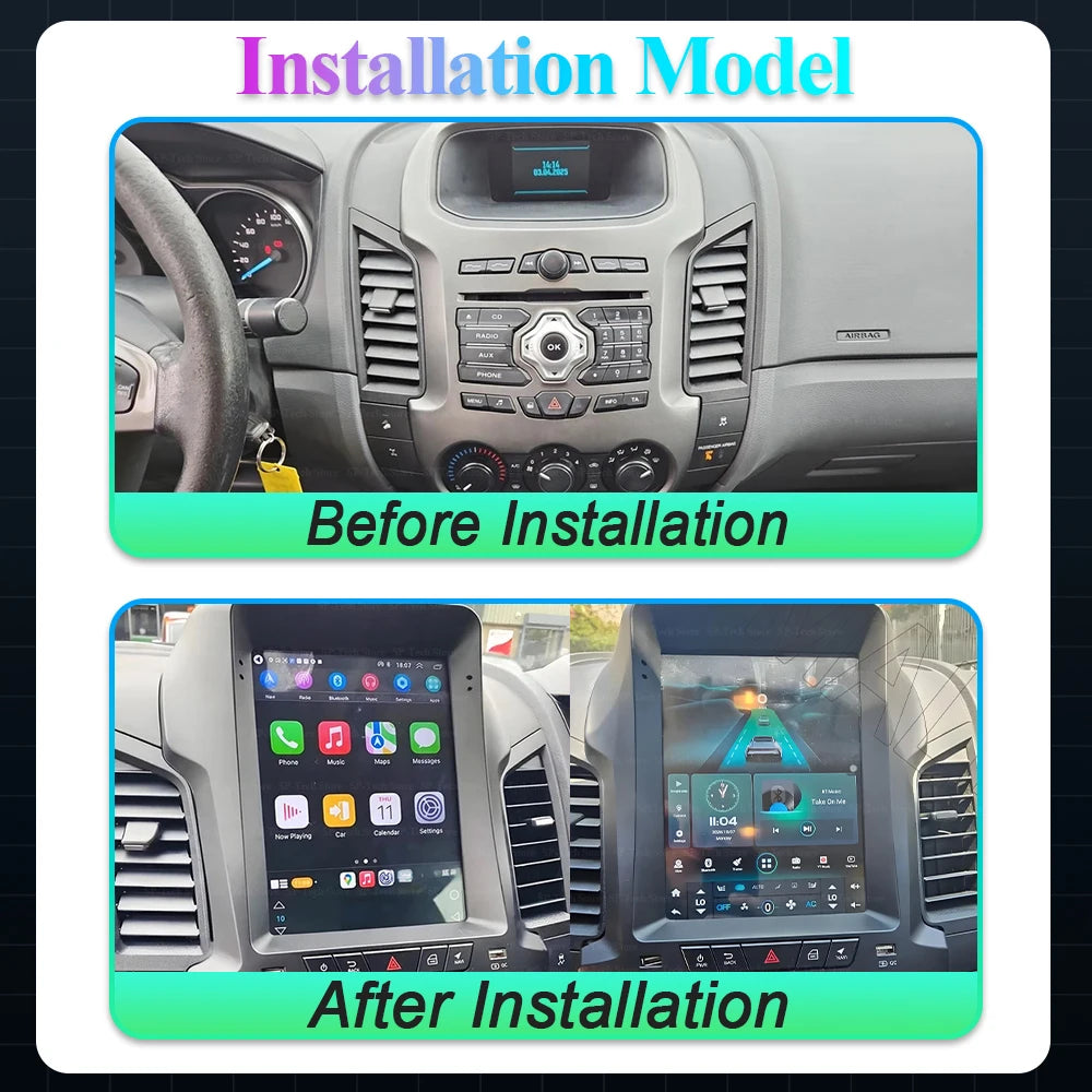 9.7 Inch Android 16 For Ford Ranger 2012 2013 2014 2015 Car Radio Multimedia Video Player  | AUTOKITSHOP