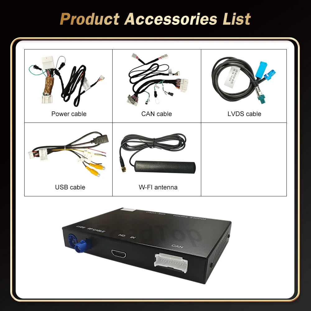 Wireless CarPlay for Lexus RX 2016-2019, with Android Auto Mirror Link AirPlay Car Play Fu