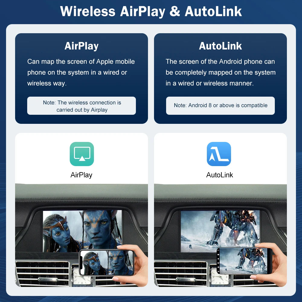 Plug & Play Wireless Carplay Decoder for Mercedes Benz SLK CLS C218 W218 NTG 4.5 2011-2015 | AUTOKITSHOP