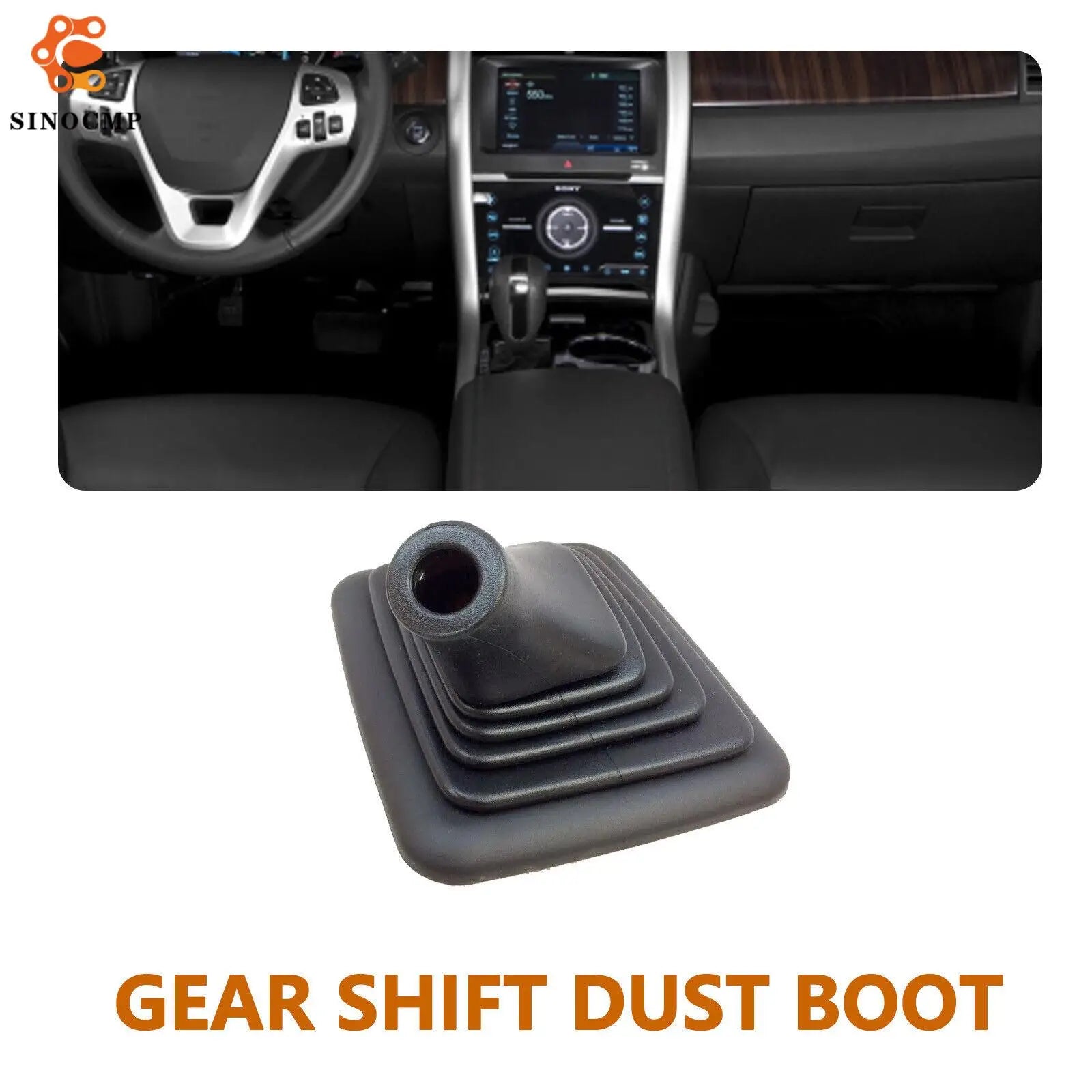 Outer Diesel Shifter Lever Shift Boot Cover F5TZ-7277-A For Ford F-150 F-250 F-350 Super D
