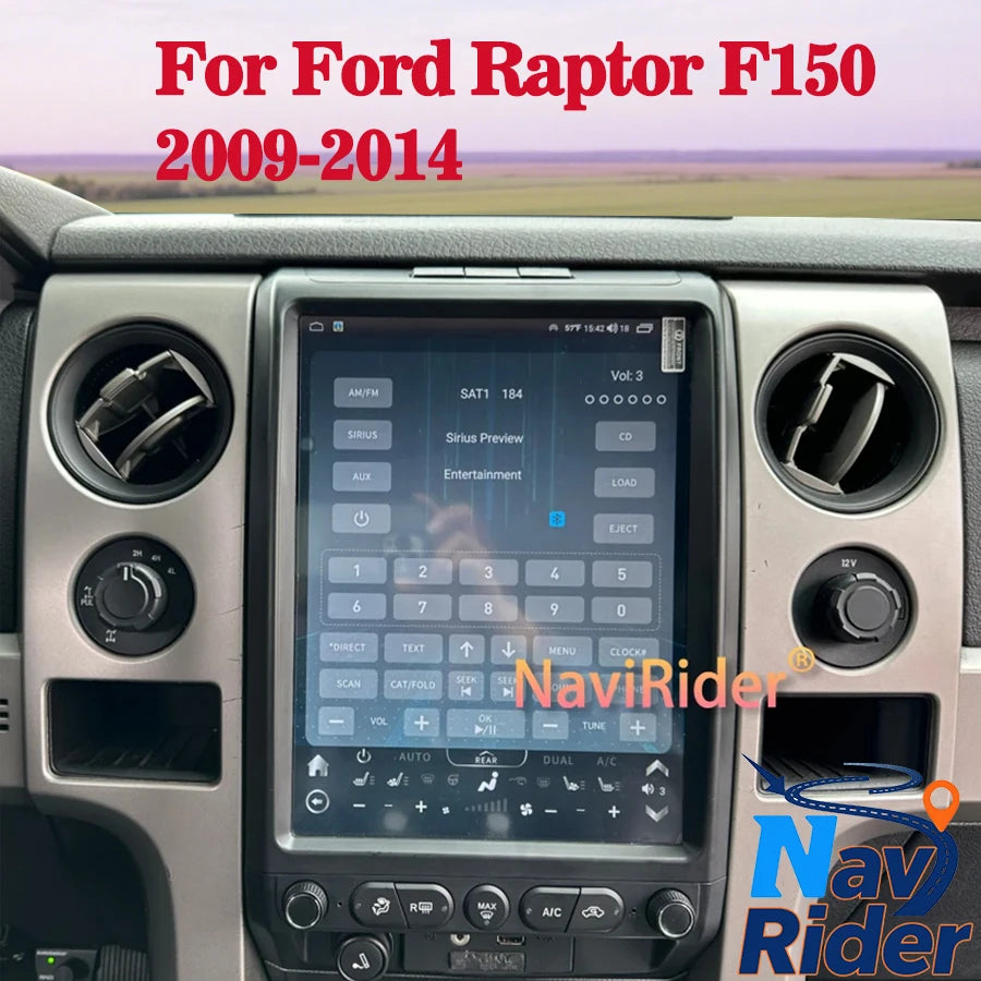 Android Screen For Ford Raptor F150 2009-2014 GPS Carplay Car Multimedia Video Player Ster | AUTOKITSHOP