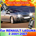 LED Headlight Canbus Bulbs 50000LM Turbo Lamp 6000K Replace Original Xenon HID For RENAULT