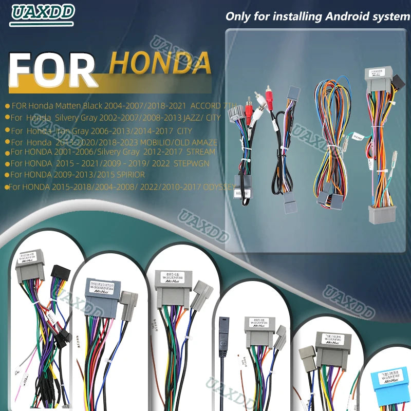 For HONDA HIGH End Cables 97-21 Crosstour ACCORD 02-22 FIT 06-20 CITY 97-23 CRV 01-17 STRE