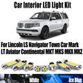 LED Interior Light Kit for Lincoln LS Navigator Town Car Mark LT Aviator Continental MKT MKS MKX MKZ - Canbus Error-F...