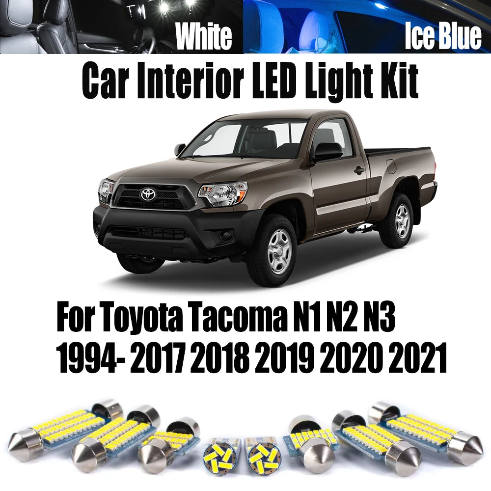 LED Interior Light Kit for Toyota Tacoma N1 N2 N3 1994- 2019 - Canbus Dome Map Door Trunk Bulbs | AUTOKITSHOP