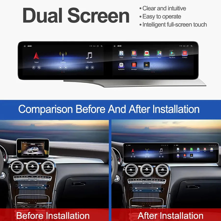 RGB - Ambient Light - for X253 W205 GLC 2015-2021 - Car Interior Lighting | AUTOKITSHOP