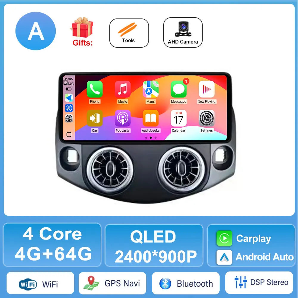 Car Stereo Radio for Toyota RAV4 2007-2011 Android Navigation CarPlay 2DIN | AUTOKITSHOP