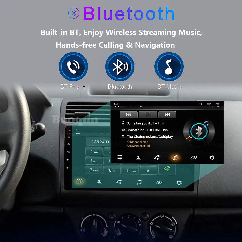 Android 16 For Suzuki Swift 3 2003 - 2010 Car Radio Multimedia Player Carplay and Android