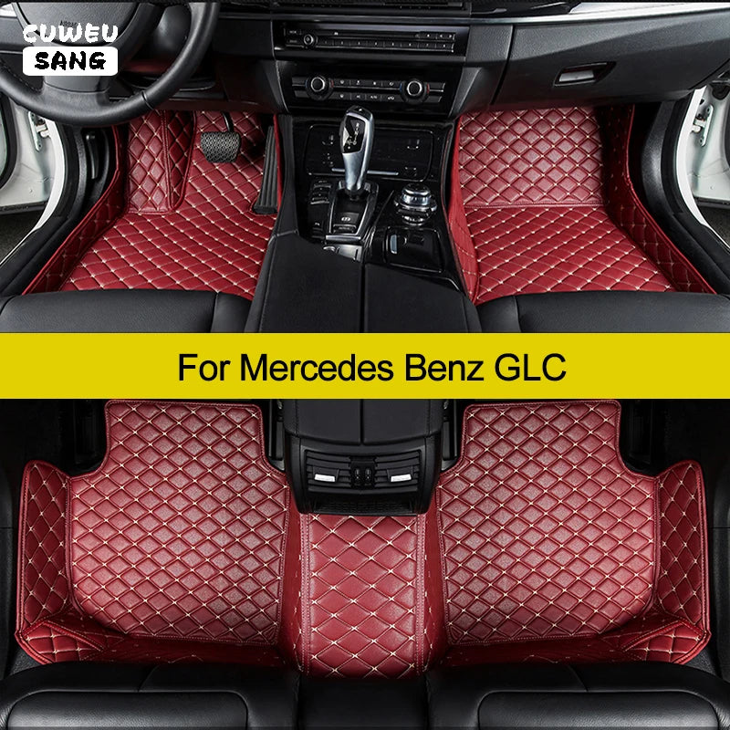 CUWEUSANG Custom Car Floor Mats For Mercedes Benz GLC X253 GLC-Coupe C253 2015-2023 Auto C | AUTOKITSHOP