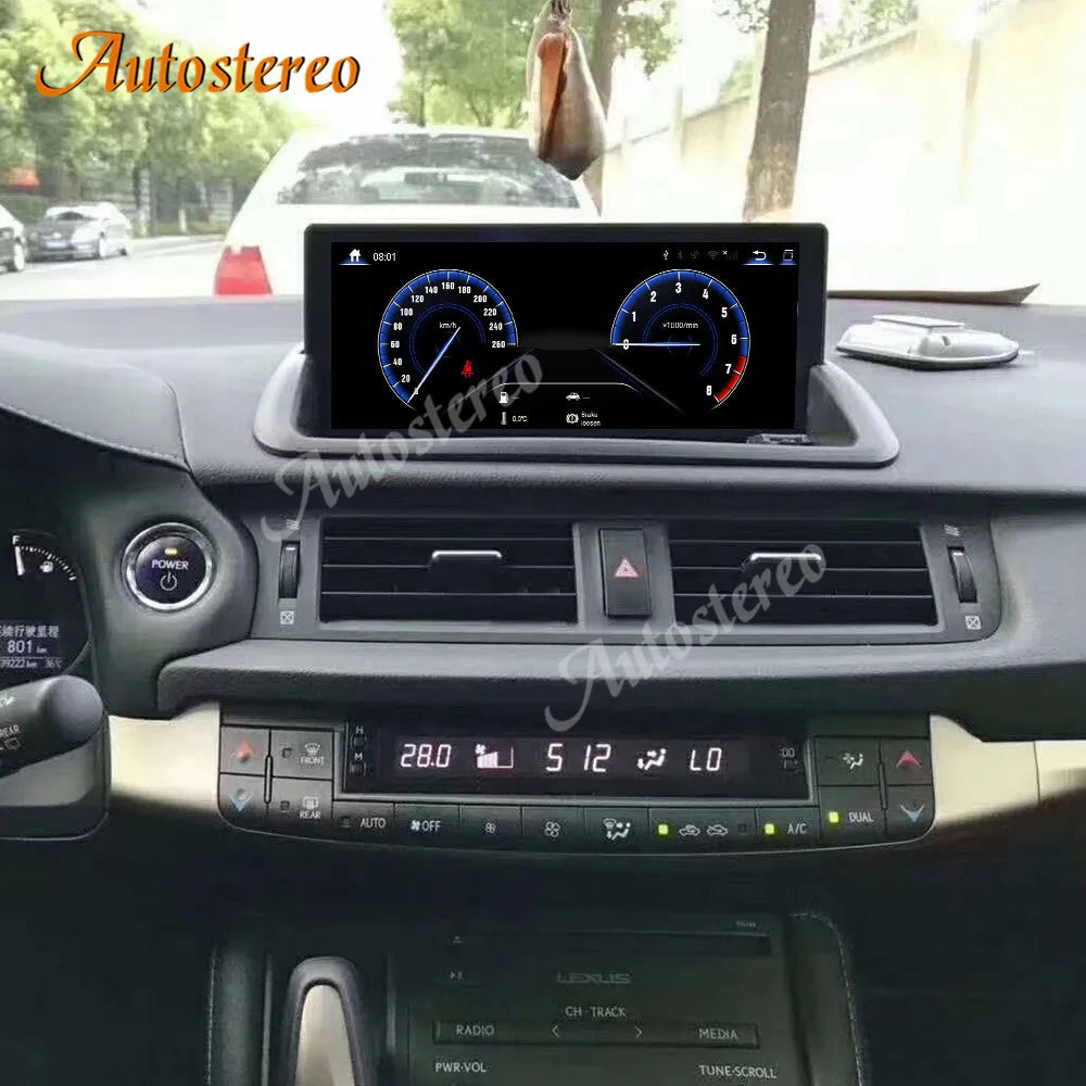 Carplay Android 14 Carplay For Lexus CT 2010-2021 Car GPS Navigation Radio Auto Stereo Mul