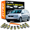 ZITWO 13Pcs LED Interior Dome Reading Light Bulb Kit For VW Volkswagen Touran 1T 1T1 1T2 2003 20 - Canbus LED Car Light