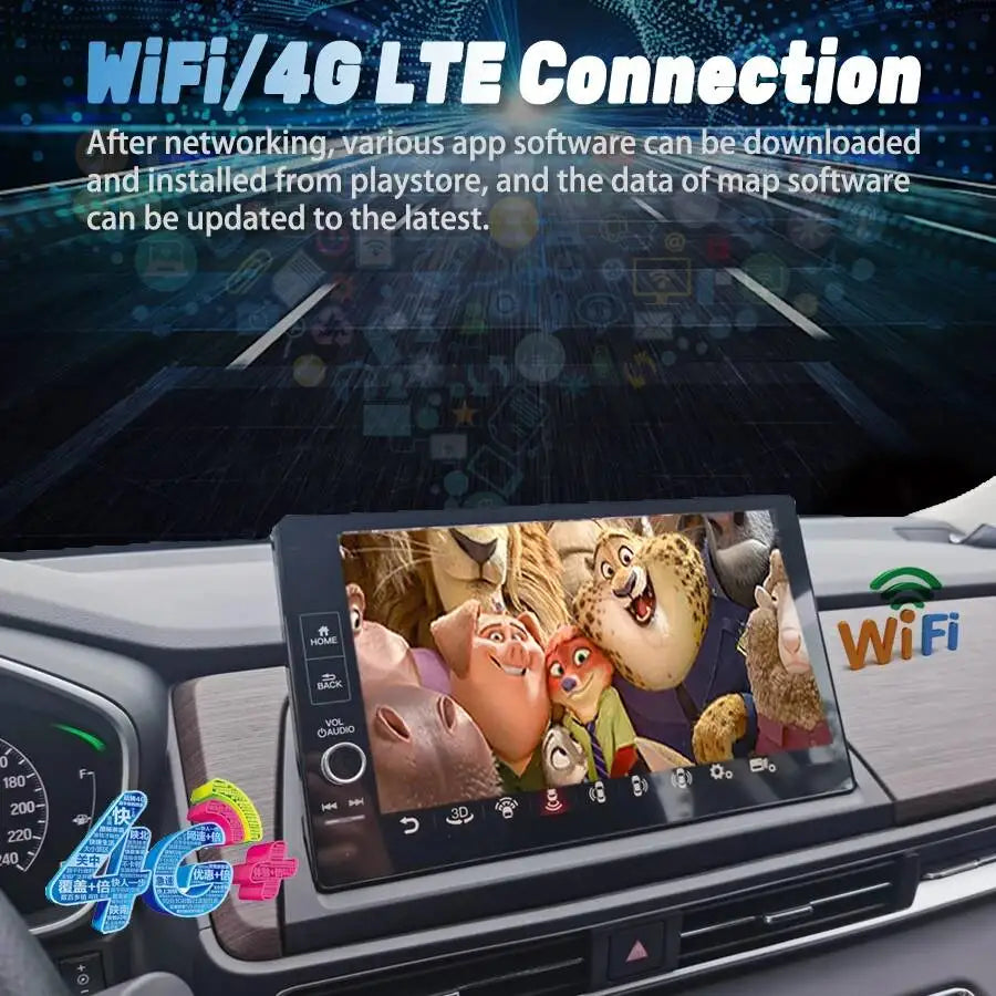 Car Radio Multimedia Video Player Navigation GPS Stereo Head Unit 11.5" For Honda Odyssey