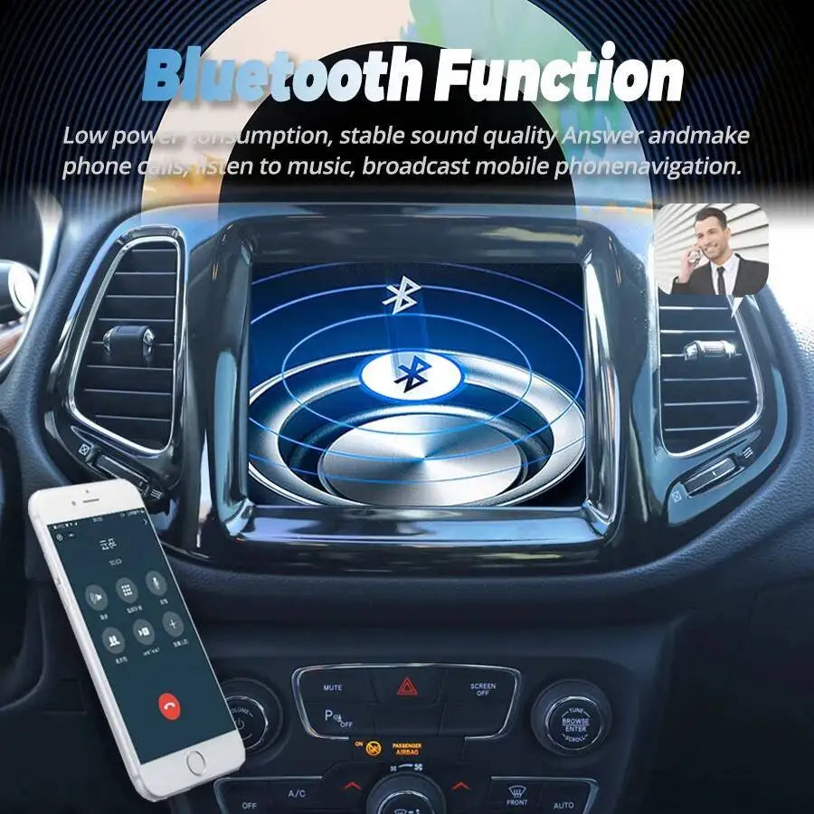 8.4inch Qled Screen Android 15 Multimedia Video Player Navigation For Jeep Compass 2017 20
