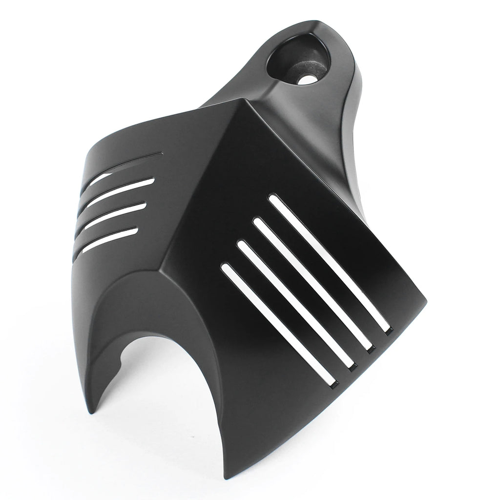 Motorcycle Black Big Twin Horn Cover Stock Cowbell Horns For Harley Dyna Softail Sportster Elect - Automotive LED Light