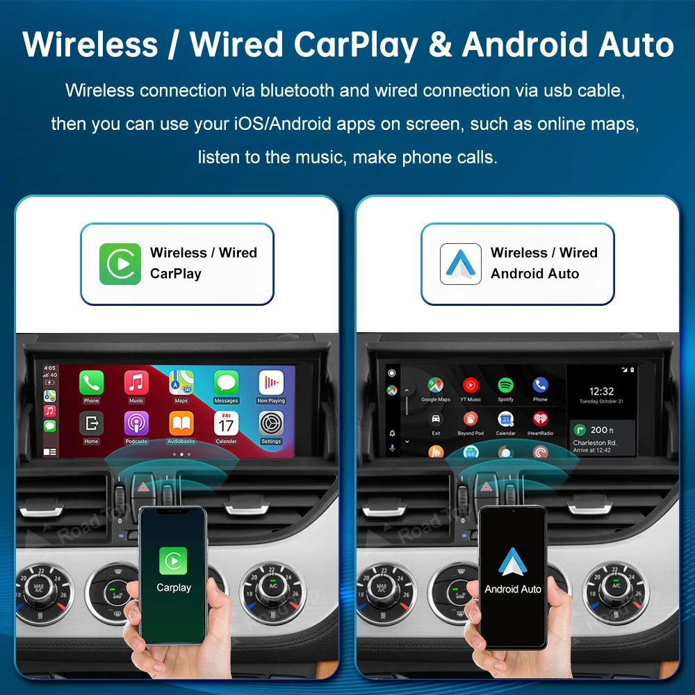 Road Top Wireless CarPlay Android Auto for BMW Z4 E89 CIC EVO System 2009-2018, with Airpl | AUTOKITSHOP