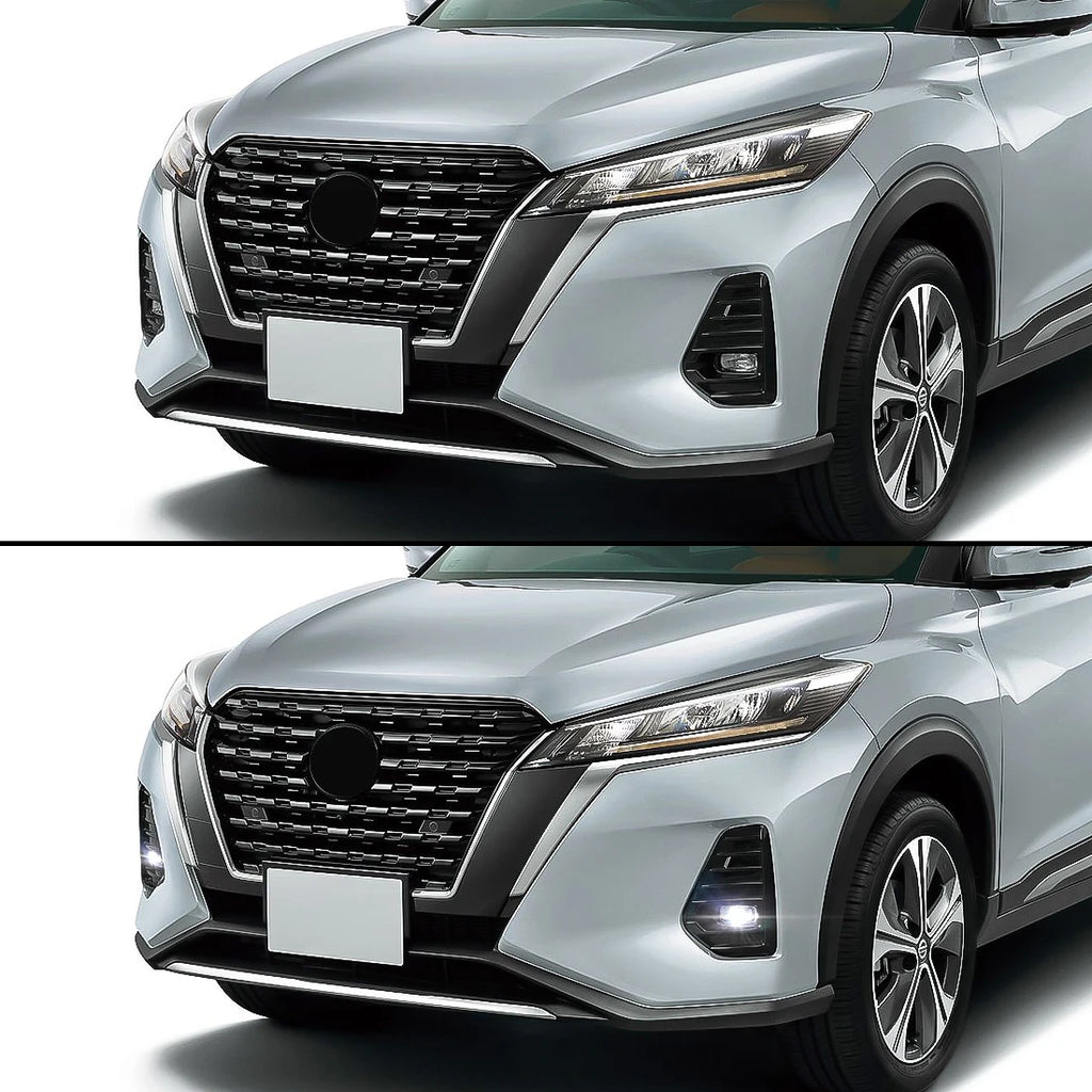 For Nissan Kicks 2021 2022 Fog Lamps Led Kit Front Bumper Headlights Daytime Running Light | AUTOKITSHOP