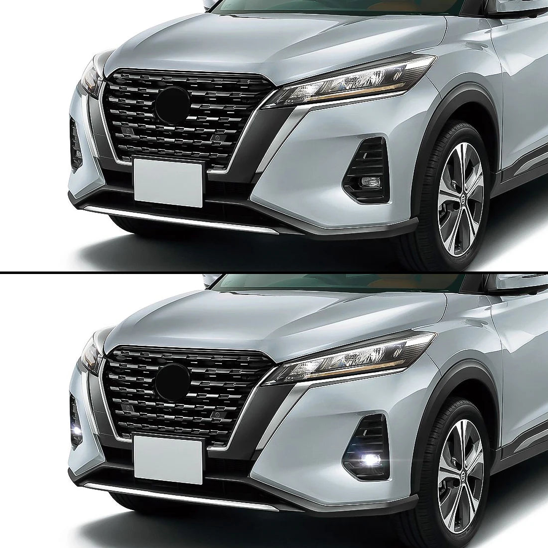 For Nissan Kicks 2021 2022 Fog Lamps Led Kit Front Bumper Headlights Daytime Running Light | AUTOKITSHOP