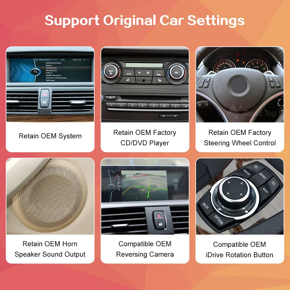 10.25'' 12.3'' 1920*720 Wireless CarPlay Android Auto Car Multimedia for BMW X1 E84 2009-2 | AUTOKITSHOP