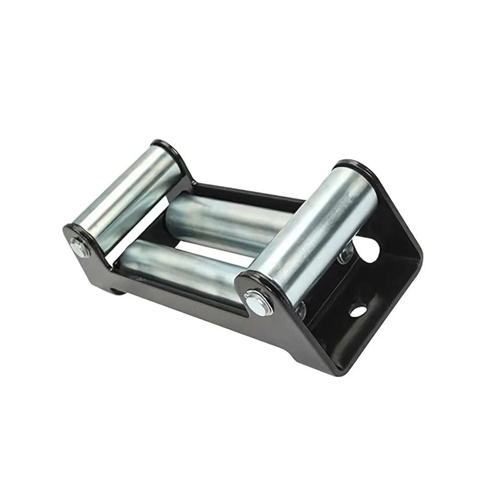 4 Way Steel Winch Roller Fairlead 2000LB, Heavy Duty Cable Rope Guide Universal For ATV UTV Off  - Automotive LED Light