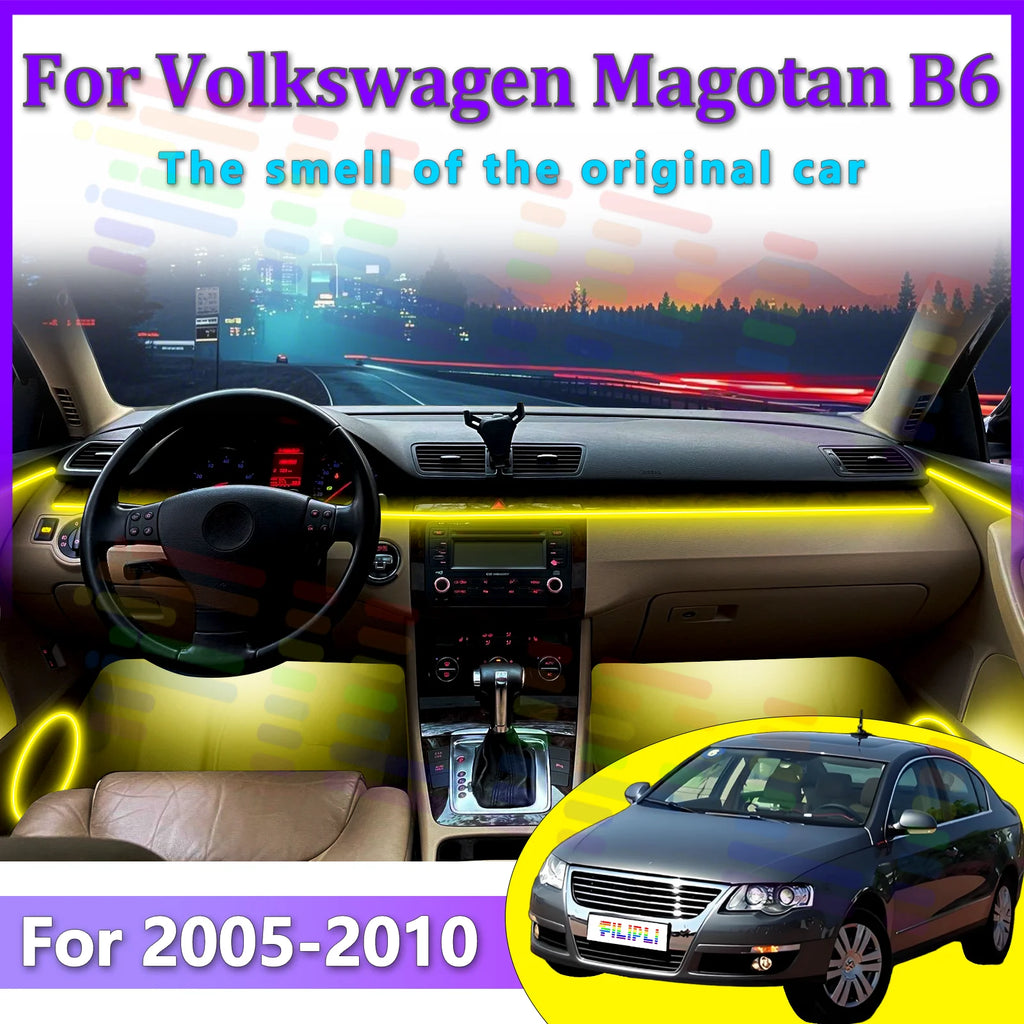 RGB - Ambient Light - for VW B6 2007-2010 - App Control - Car Interior Lighting | AUTOKITSHOP