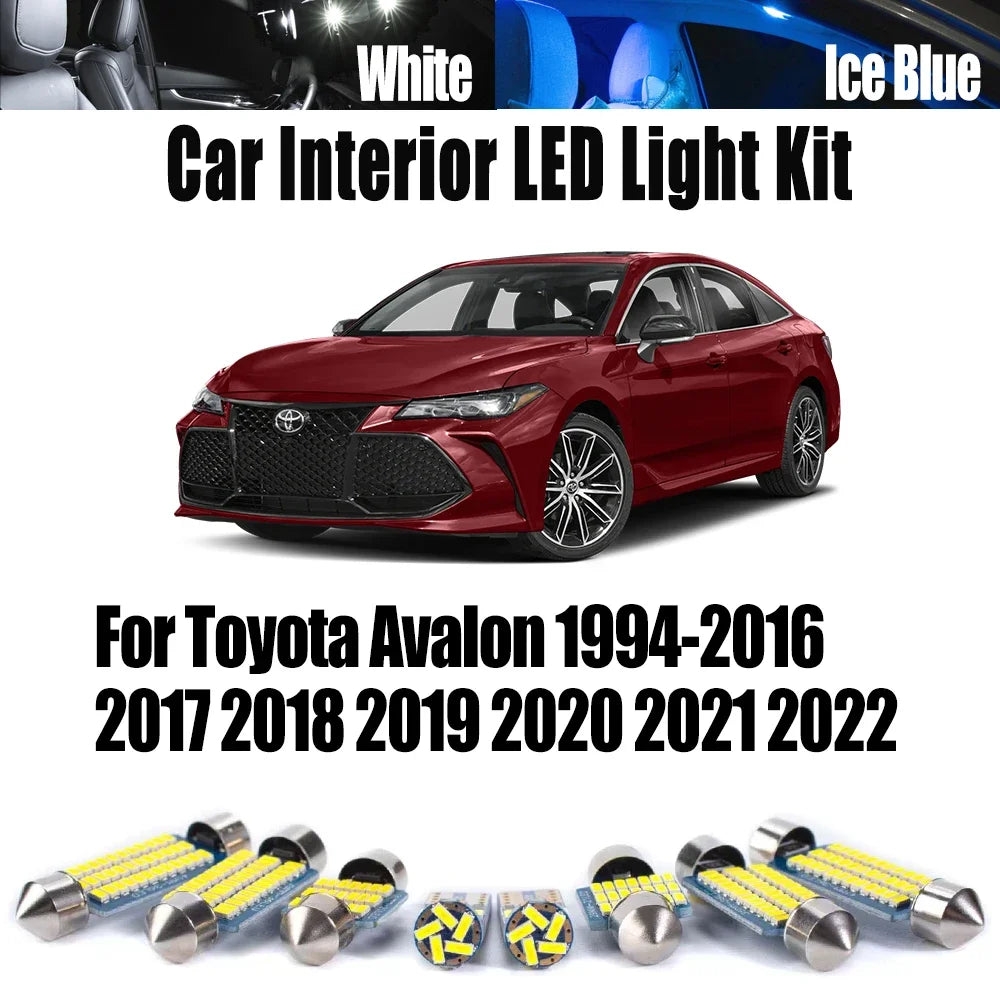 LED Interior Light Kit for Toyota Avalon 1994- 2018 - Canbus Dome Map Door Trunk Bulbs | AUTOKITSHOP