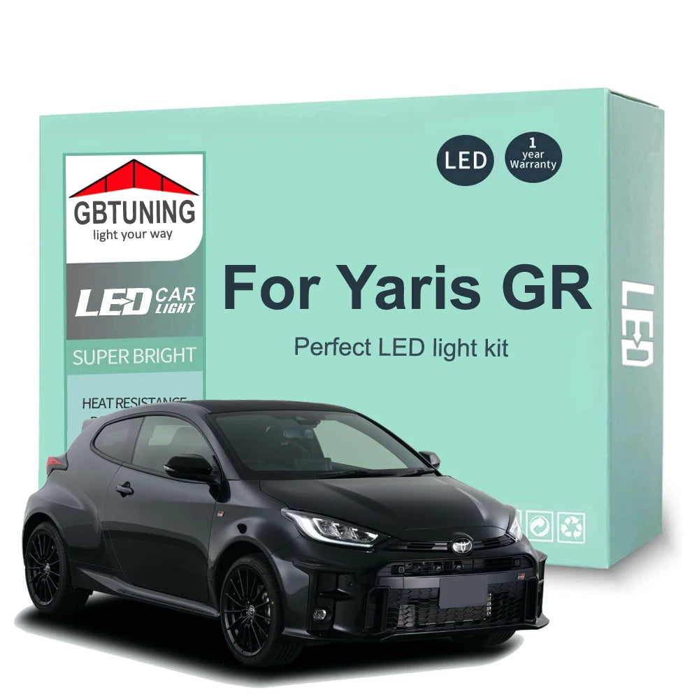 11-Piece LED Interior Light Kit for Toyota Yaris GR GRMN - Canbus Error-Free Bulbs | AUTOKITSHOP