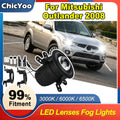 2X 2-inch LED Driving Fog Lamps Kit Projector Spotlight Lens New LED Lenses Fog Lights Wit